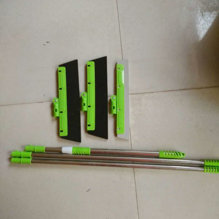 Xinjie Dust-Free Scraper Sweep Car Glass Wiper Broom Set Wholesale Household Cleaning Equipment Wooden Floor Wiper Blade