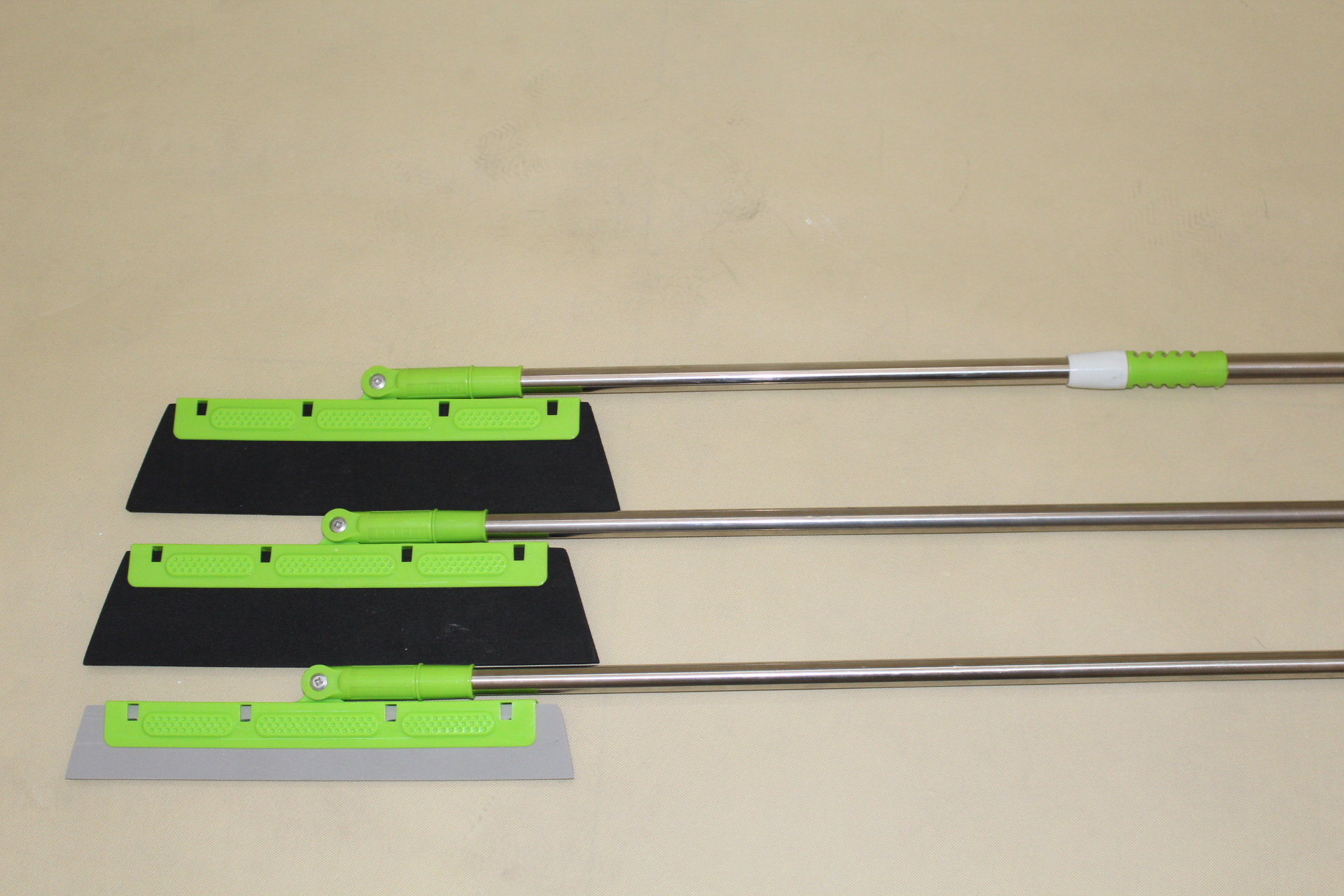 Xinjie Dust-Free Scraper Sweep Car Glass Wiper Broom Set Wholesale Household Cleaning Equipment Wooden Floor Wiper Blade