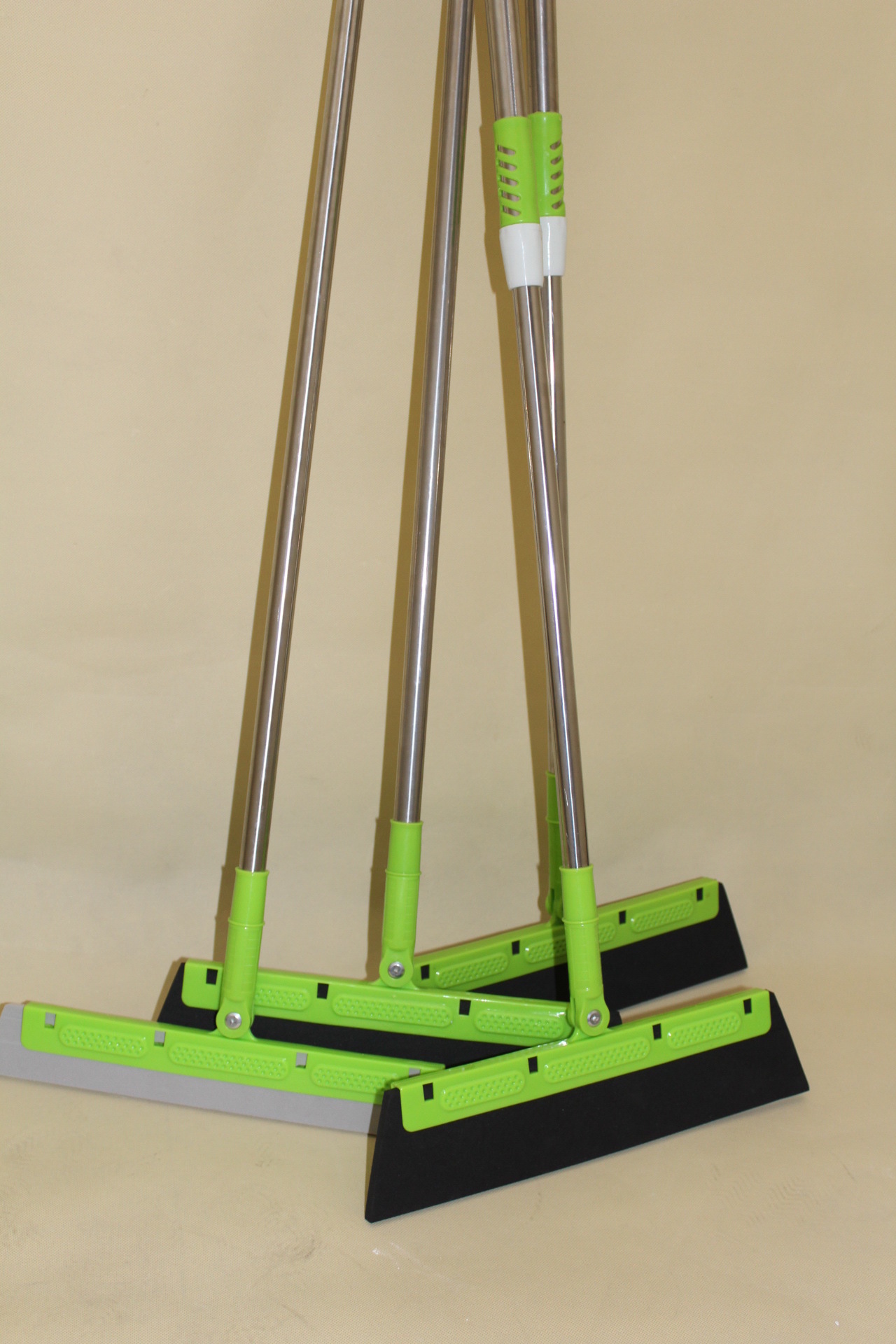 Xinjie Dust-Free Scraper Sweep Car Glass Wiper Broom Set Wholesale Household Cleaning Equipment Wooden Floor Wiper Blade