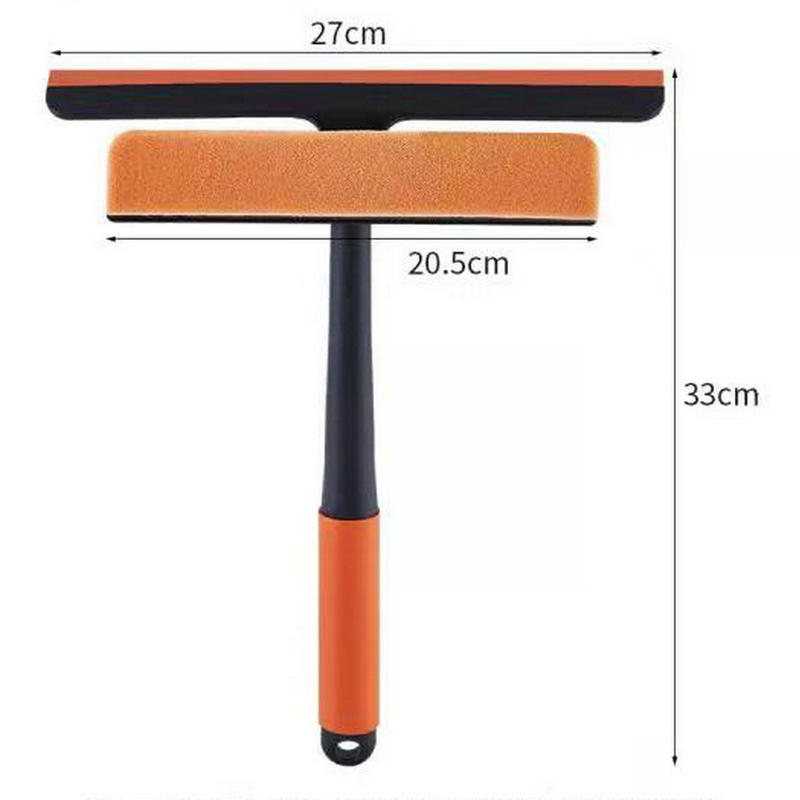 Multifunctional 3-In-1 Window Cleaner Window Cleaner Glass Wiper Blade Cleaning Window Brush Car Window Shade Dusting Brush Glass Fabulous Tool