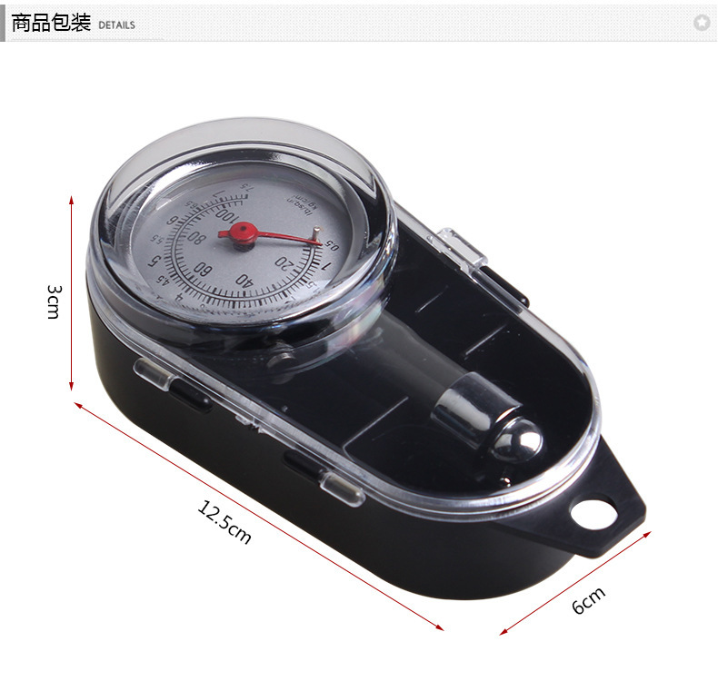 High Precision Tire Pressure Gauge Car Boxed Tire Pressure Gauge Metal Tire Pressure Gauge Tire Deflation Barometer Barometer