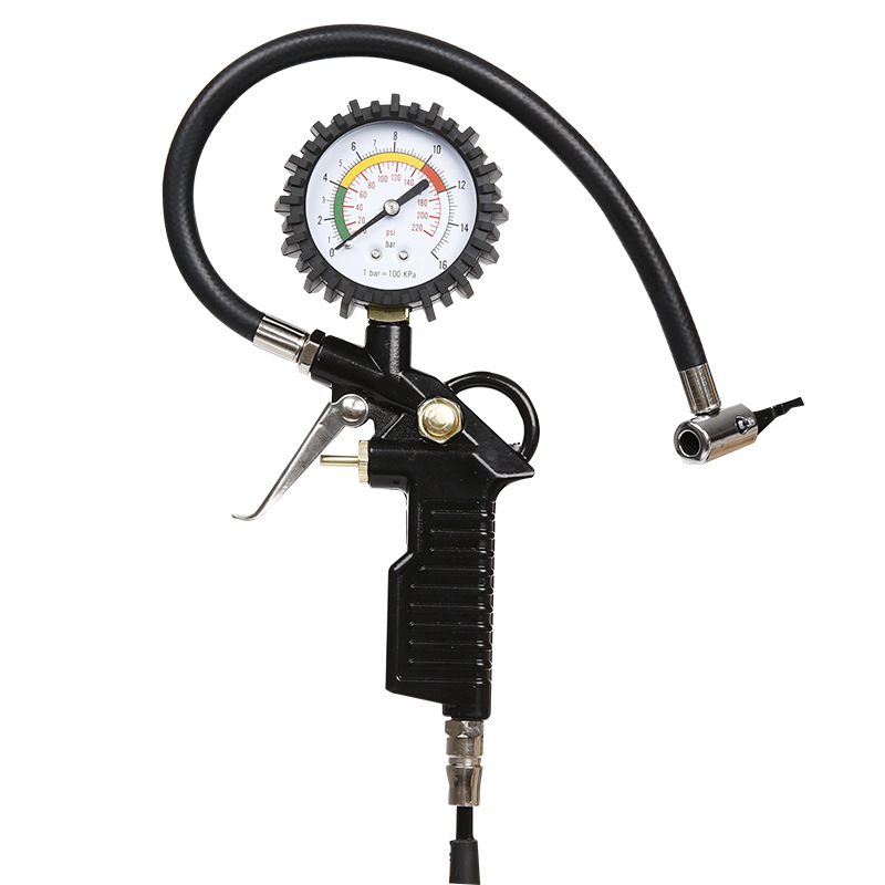 Tire Pressure Gun Air Pressure Gauge Digital Display Tire Pressure Test Gauge Car Tire Pressure Gauge Filling Gun
