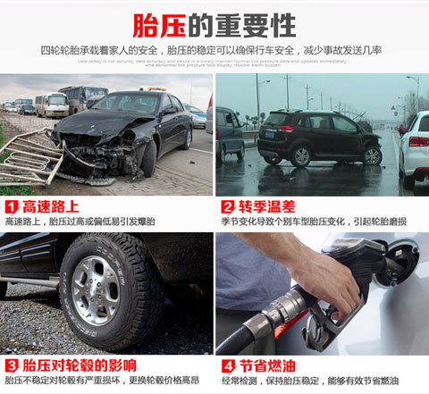 Tire Pressure Gun Air Pressure Gauge Digital Display Tire Pressure Test Gauge Car Tire Pressure Gauge Filling Gun
