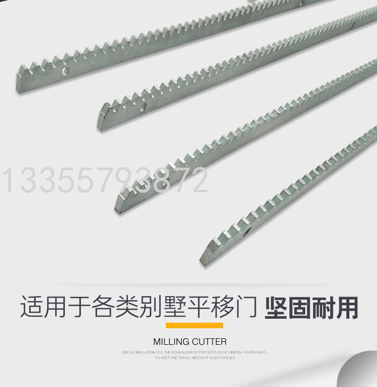 Sliding Gate Motor Rack Various Specifications Rack High Frequency Quenching Grinding Helical Rack Guide Rail Gear