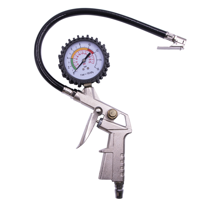 Tire Pressure Gauge Barometer High Precision with Inflatable Car Tire Pressure Monitor Digital Display Tire Pressure Gauge Inflation Inflating Gun