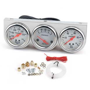 Oil Pressure Thermometer 12V Universal Racing Car Oil Pressure Gauge 0~8Bar Digital Display Red LightBlue Light Meter