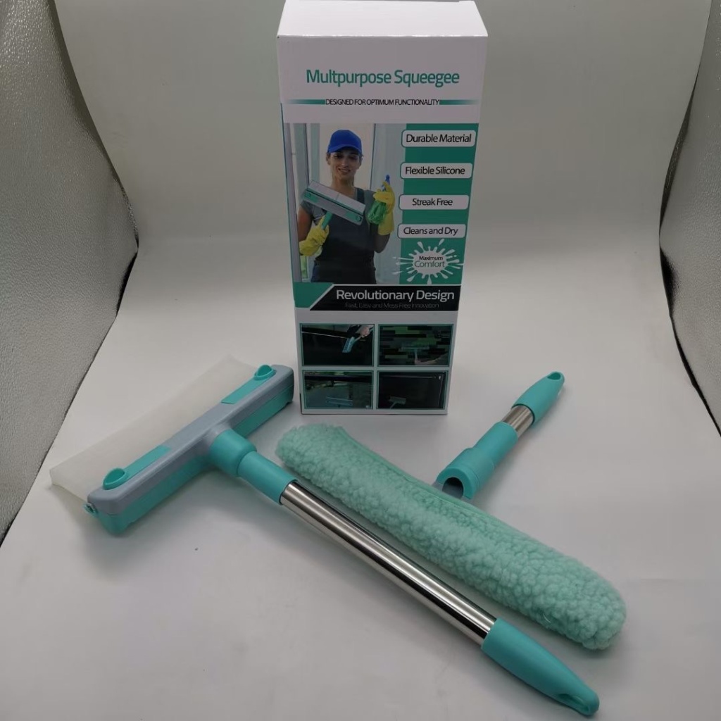 Cross-Border New Silicone Cleaning Wiper Blade Glass Bathroom Car Cleaning Tools Multi-Purpose Convenient Window Cleaning