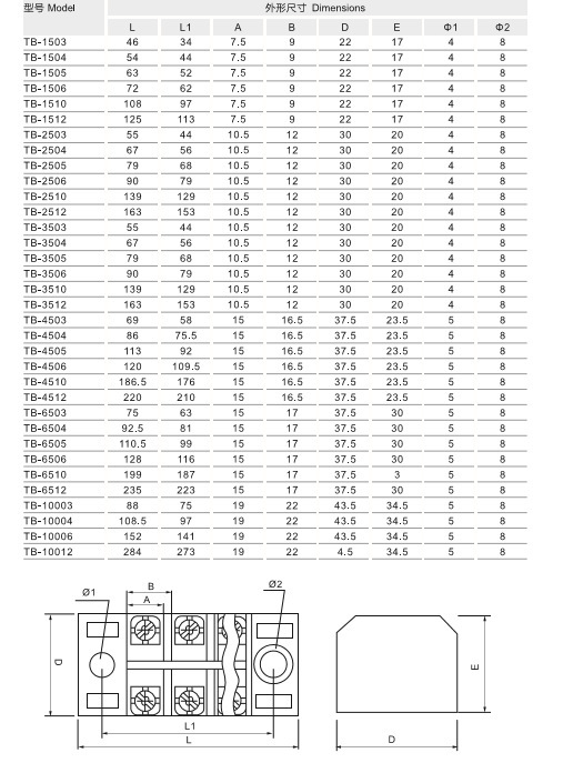 [Factory Direct Sales] Fixed Jointing Clamp TB-2512L 12P 25A Terminal Block Spot Iron Sheet