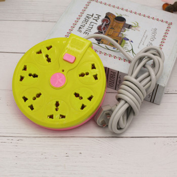 Electric socket board circular plug plastic mobile terminal board all three hole socket wholesale yiwu daily necessities