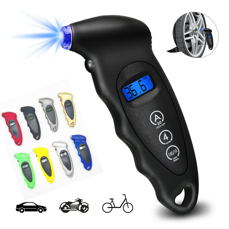 Gauge Car HighPrecision Tire Digital Tire Pressure Gauge Digital Tire Pressure Gauge Multifunctional Tire Pressure Gauge