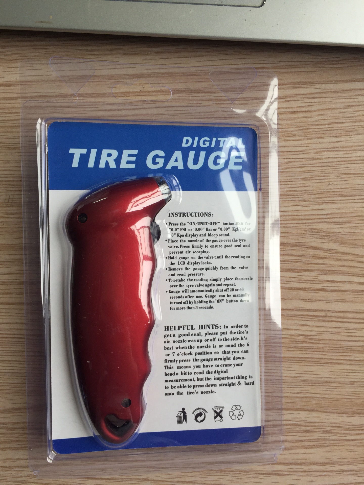 Gauge Car HighPrecision Tire Digital Tire Pressure Gauge Digital Tire Pressure Gauge Multifunctional Tire Pressure Gauge