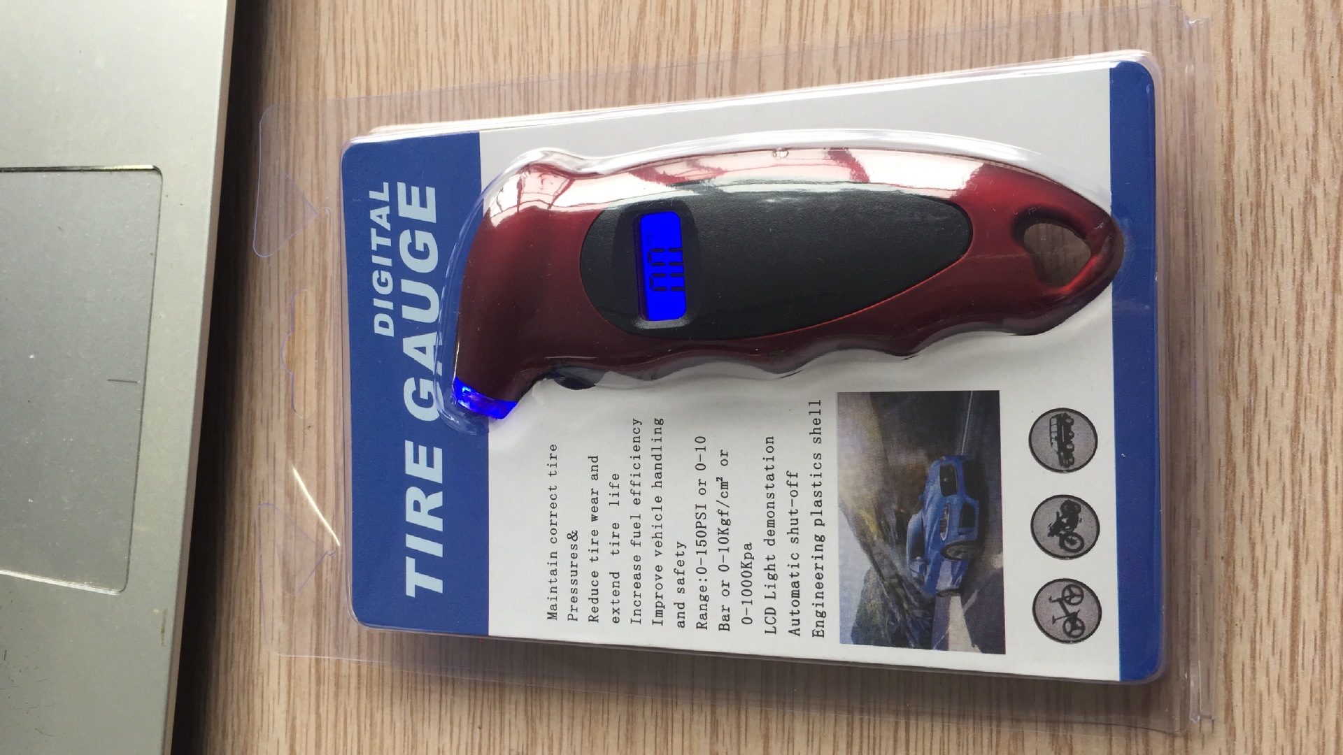 Gauge Car HighPrecision Tire Digital Tire Pressure Gauge Digital Tire Pressure Gauge Multifunctional Tire Pressure Gauge