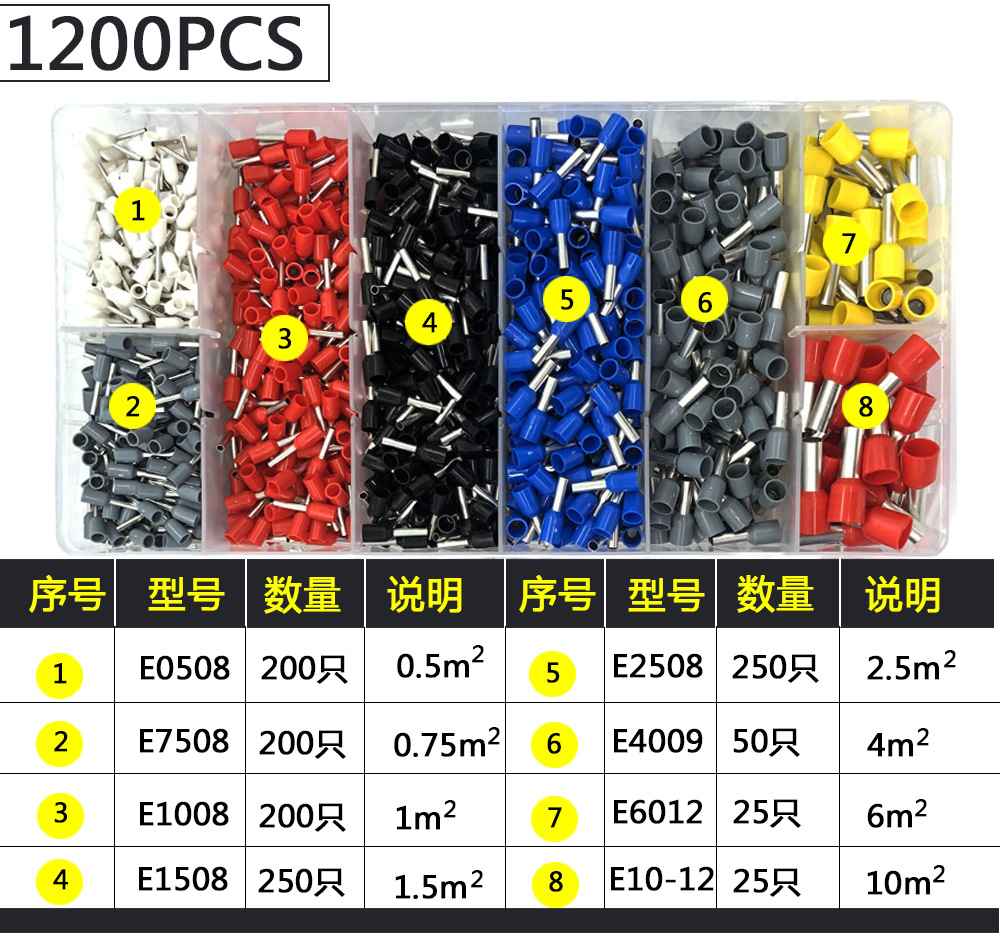 Factory Direct Supply Hsc8 Tube Type Cold Compression Terminal Multi-Function Wire Press Pinchers Wire Crimper Full Set Manual