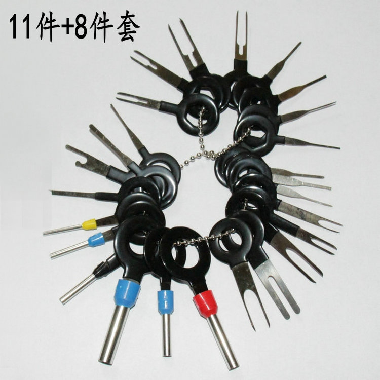 36 Pieces Automobile Plug Terminal Take out Tool Terminal Needle-Return Machine Teasing Needle Wiring Harness Terminal Teasing Needle Needle-Return Machine