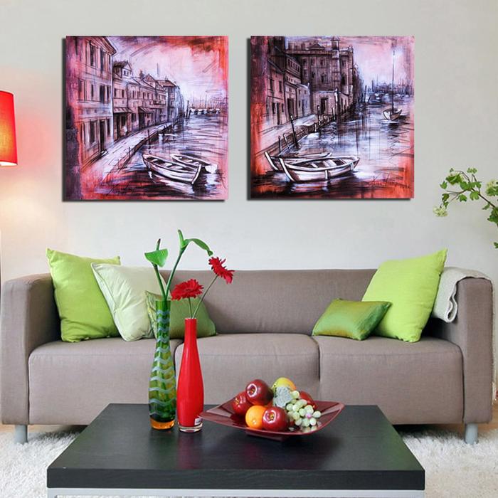 "Factory direct" wholesale supply 100x100 Terminal landscape pure hand-painted oil painting