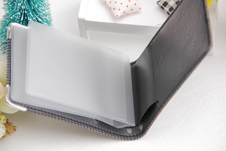 Unboxed Motor Vehicle Driving License Driving Certificate Holder Passport Holder Driving Document Package Soft Cattlehide Cover Metal Edging