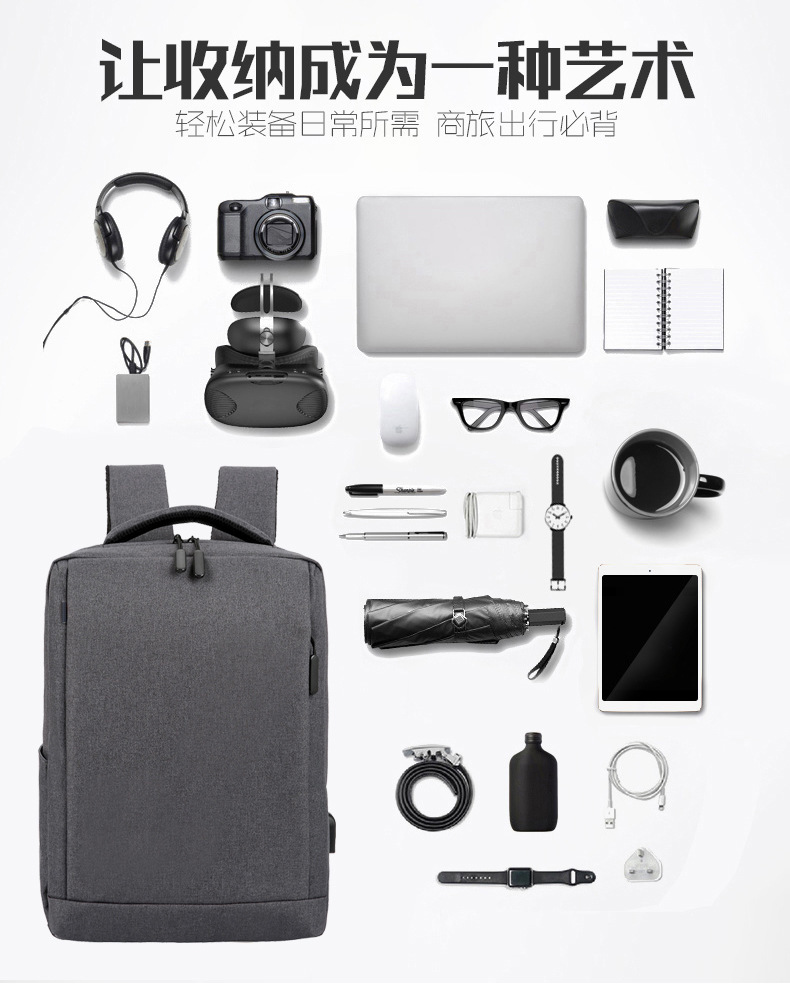 Charging cross-Border USB Computer Backpacks for Business Trips Multifunctional Men's and Women's Business Backpacks And Packs Support Custom L