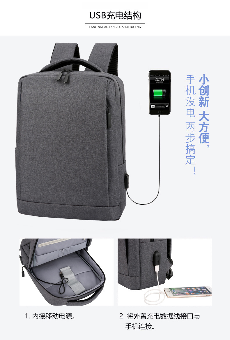 Charging cross-Border USB Computer Backpacks for Business Trips Multifunctional Men's and Women's Business Backpacks And Packs Support Custom L