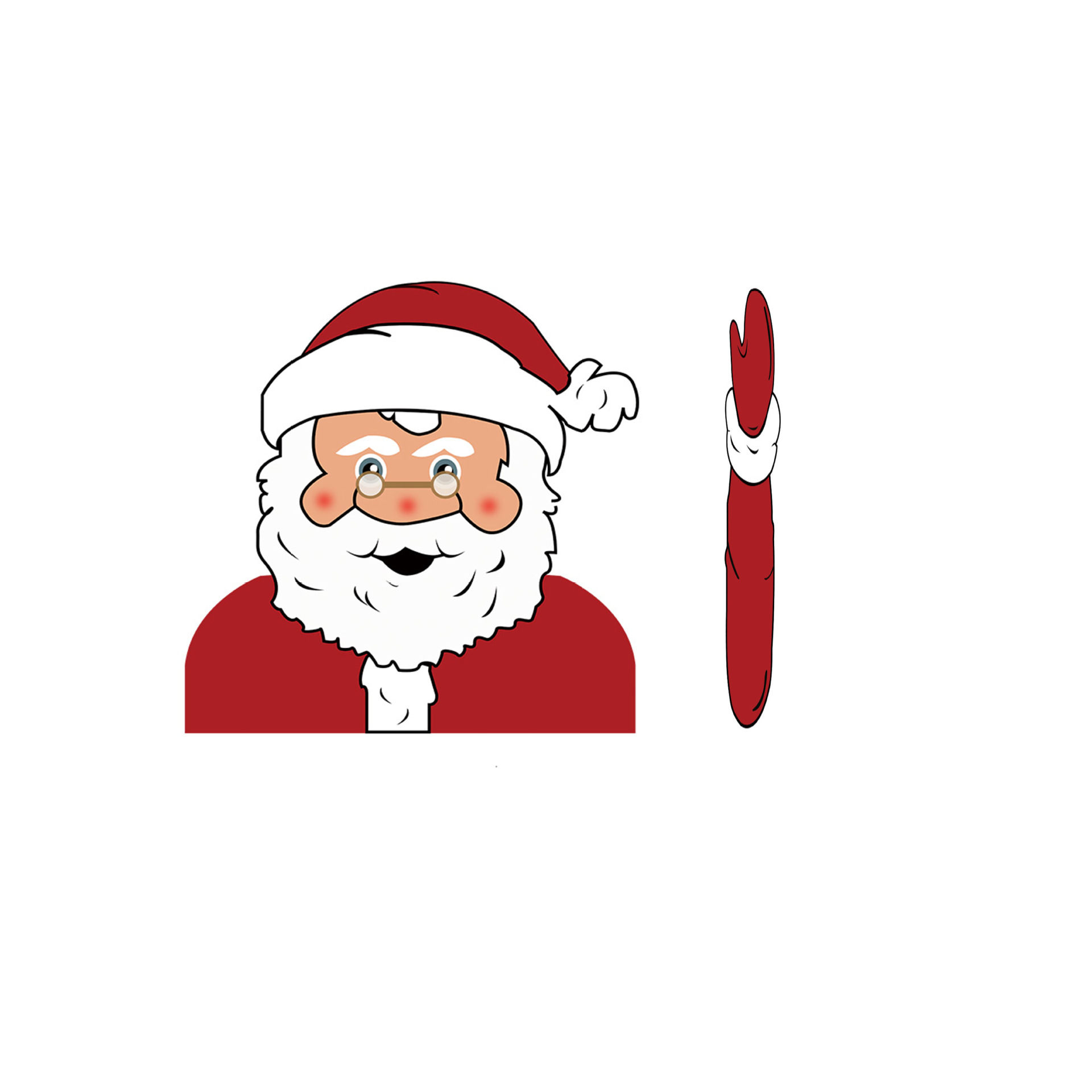 Santa Claus Wiper Sticker Santa Claus Sticker Windshield Wiper for Car Sticker Christmas Wiper Sticker