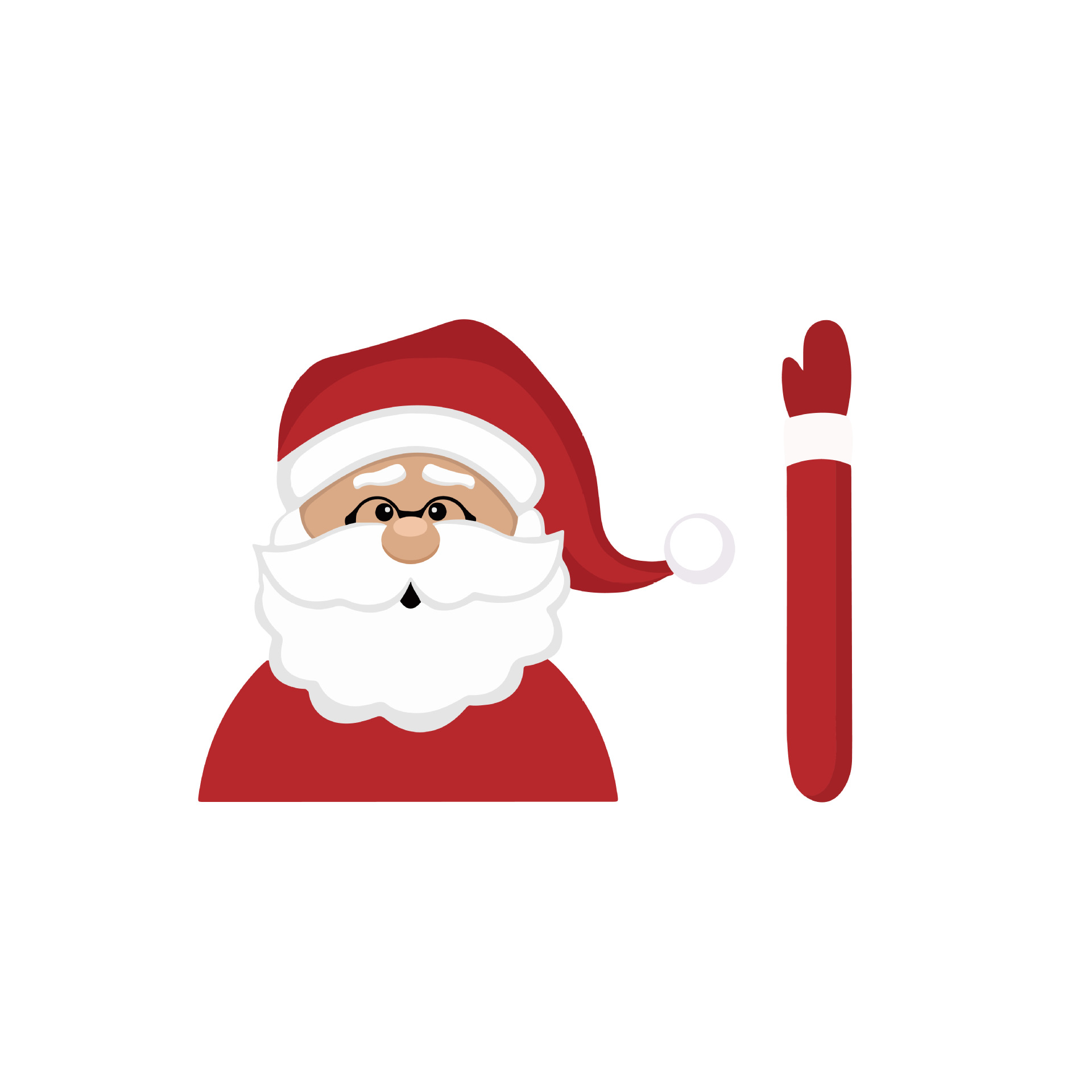 Santa Claus Wiper Sticker Santa Claus Sticker Windshield Wiper for Car Sticker Christmas Wiper Sticker