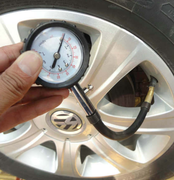Long Tube Tire Pressure Gauge Foreign Trade Exclusive Supply