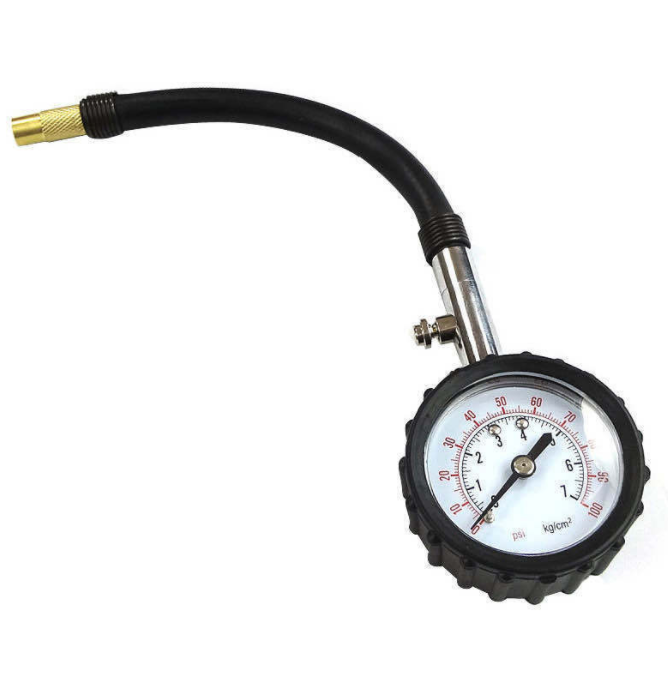 Long Tube Tire Pressure Gauge Foreign Trade Exclusive Supply