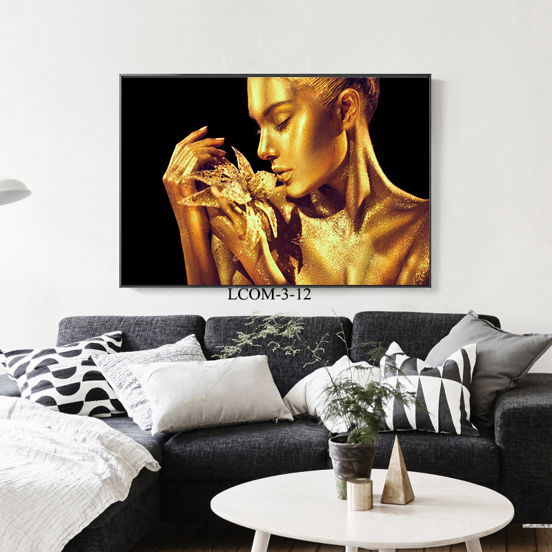 Fashion African Women HD Print Art Canvas Painting Support AliExpress Amazon Customer Customization