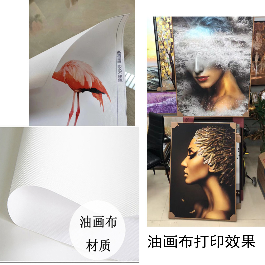 Fashion African Women HD Print Art Canvas Painting Support AliExpress Amazon Customer Customization