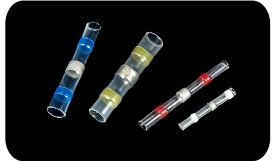 50pcs Terminal Thermal Shrinkage Waterproof Solder Ring Terminal Block Combination Boxed Power Cord Connecting Pipe