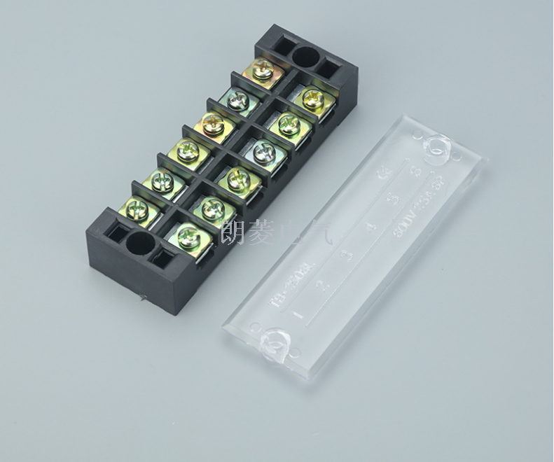 Wholesale TB-2506 Terminal Block Current Terminal Block Wire Connector 6-Position Connector Iron Sheet