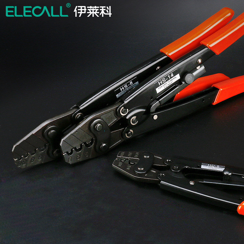 Cable crimping pliers terminal crimping pliers COLD crimping terminal pliers HD-6 quick crimping cap crimping pliers multi-functional electrician