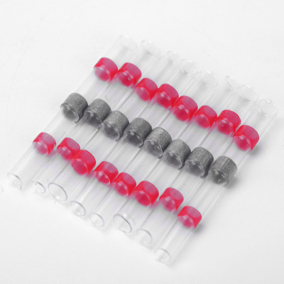 300/400/500PCs Waterproof Solder Ring Heat Shrinkable Middle Pipe Solder Terminal Combination Set Box