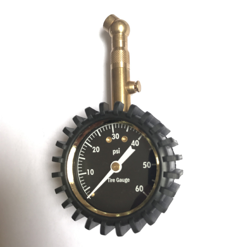 Deflatable Design 360 Degree Rotating High Precision Dial Tire Pressure Gauge Tire Pressure Gauge Factory Direct Sales