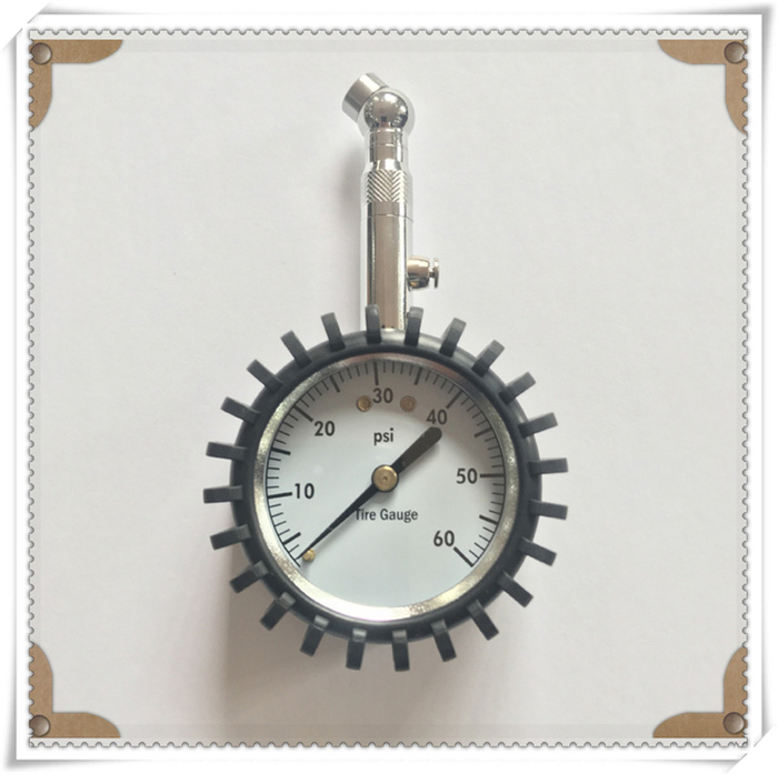 Deflatable Design 360 Degree Rotating High Precision Dial Tire Pressure Gauge Tire Pressure Gauge Factory Direct Sales