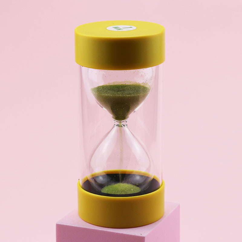 Support 3/5/10/30 Minutes Children&#039;s Toy Timer Creative Decoration round Cover Plastic Hourglass