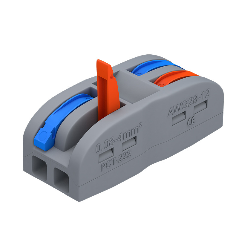 Quick Wiring Terminal Wire Clip Parallel Wire Connector Wire Cable Seperater Pressing Head Electrician Artifact SPL-2