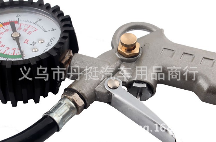 High-Precision Tire Pressure Gun Charging Tire Pressure Gauge of Automobile Steam Wheel Tire Pressure Gauge Precision Inflatable Pressure Gauge