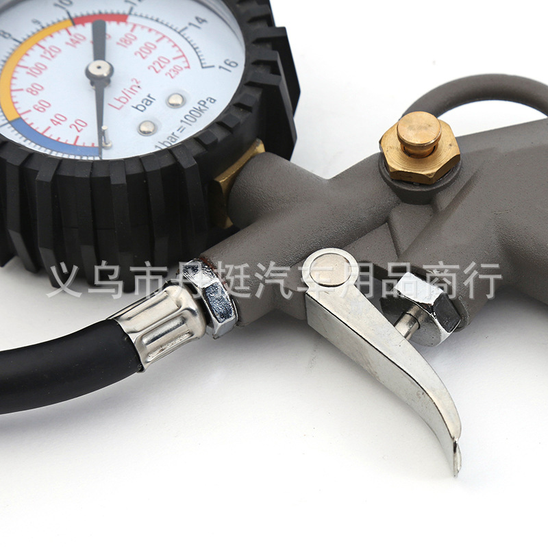High-Precision Tire Pressure Gun Charging Tire Pressure Gauge of Automobile Steam Wheel Tire Pressure Gauge Precision Inflatable Pressure Gauge