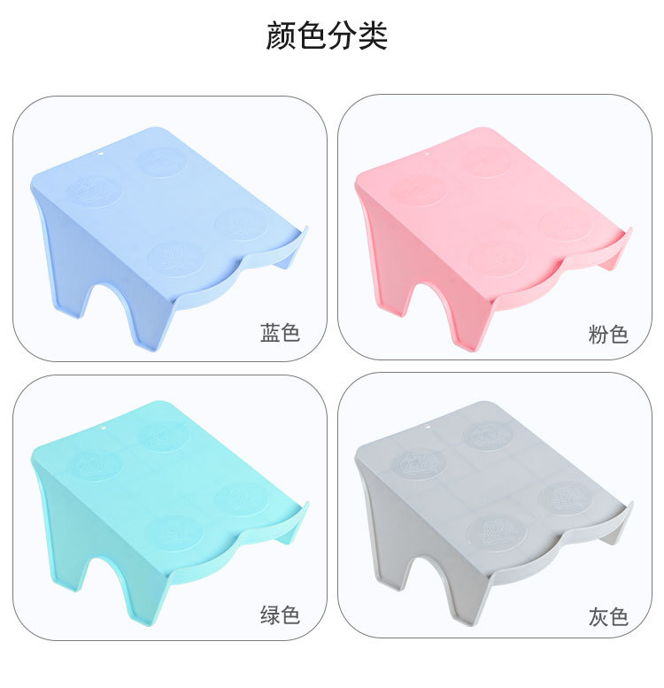 (Factory Direct Sales) Simple Shoe Rack Double Layer Shoe Support Shoe Rack Slippers Organizing Rack Plastic Shoes Storage Rack