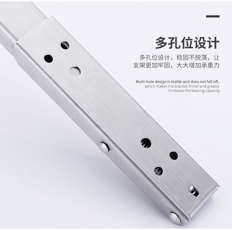 Stainless Steel Spring Folding Tripod Bracket Wall Shelf Shelf Load-Bearing Shelf Support F-Type Support Frame Stainless Steel Spring Folding Tripod Bracket Wall Shelf Shelf Load-Bearing Shelf Support F-Type Support Frame