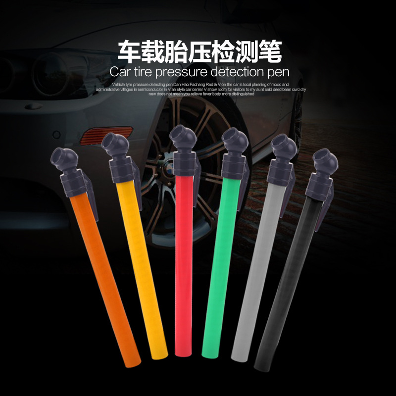 14cm Tire Pressure Pen 11G Pen Type Tire Pressure Gauge Tire Pressure Gauge Portable Tire Pressure Monitoring Mixed Gift