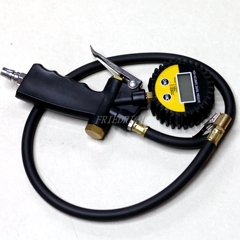 High-precision tire pressure gauge car tire pressure gauge tire pressure monitor with inflatable