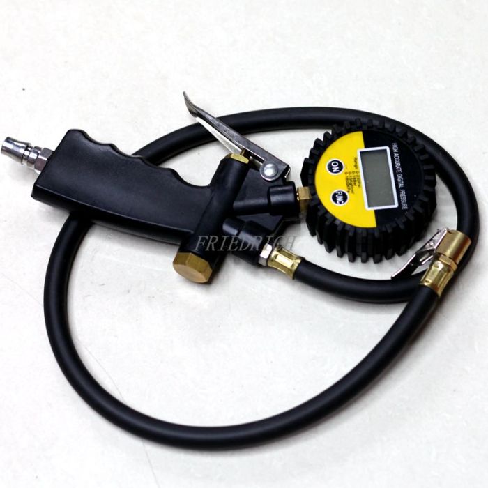High-precision tire pressure gauge car tire pressure gauge tire pressure monitor with inflatable