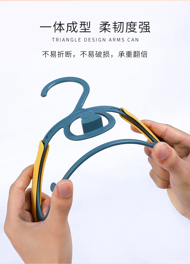 Baby retractable clothes household clothes hanger little clothes hanger retractable clothes hanger support
