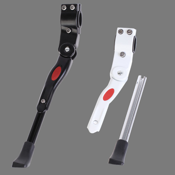 Aluminum Alloy Bicycle Side Support Bike Stays Side Support Tripod Parking Rack Cycling Fitting Adjustable Length