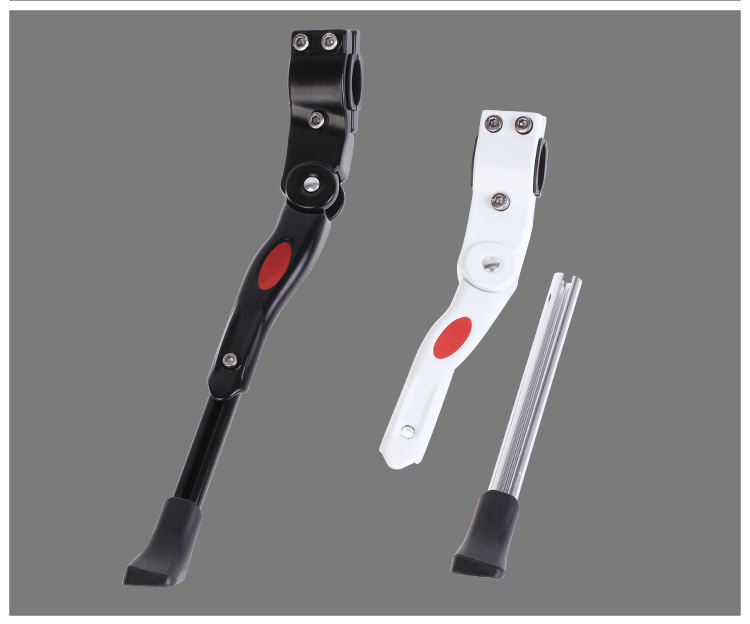 Aluminum Alloy Bicycle Side Support Bike Stays Side Support Tripod Parking Rack Cycling Fitting Adjustable Length