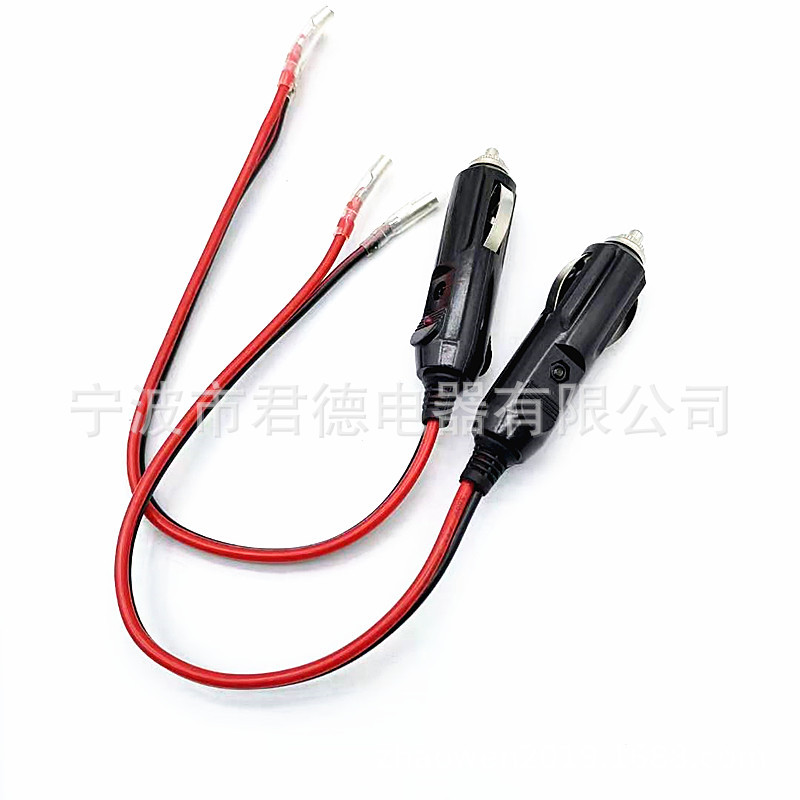 Vehicle-Mounted Power Wire Cigarette Lighter Plug Wire Cigarette Lighter Car Charging Cable Cigarette Lighter with Bullet Terminal Wire