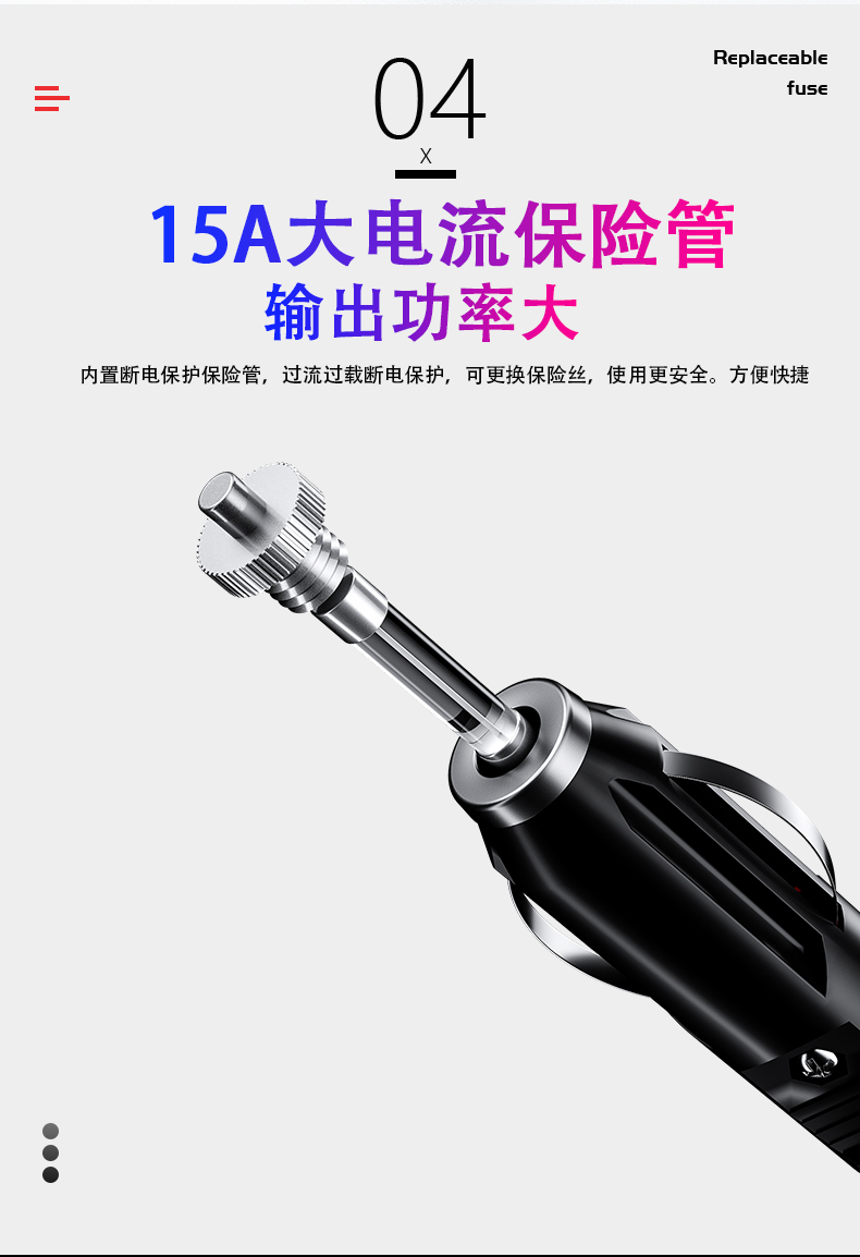Vehicle-Mounted Power Wire Cigarette Lighter Plug Wire Cigarette Lighter Car Charging Cable Cigarette Lighter with Bullet Terminal Wire