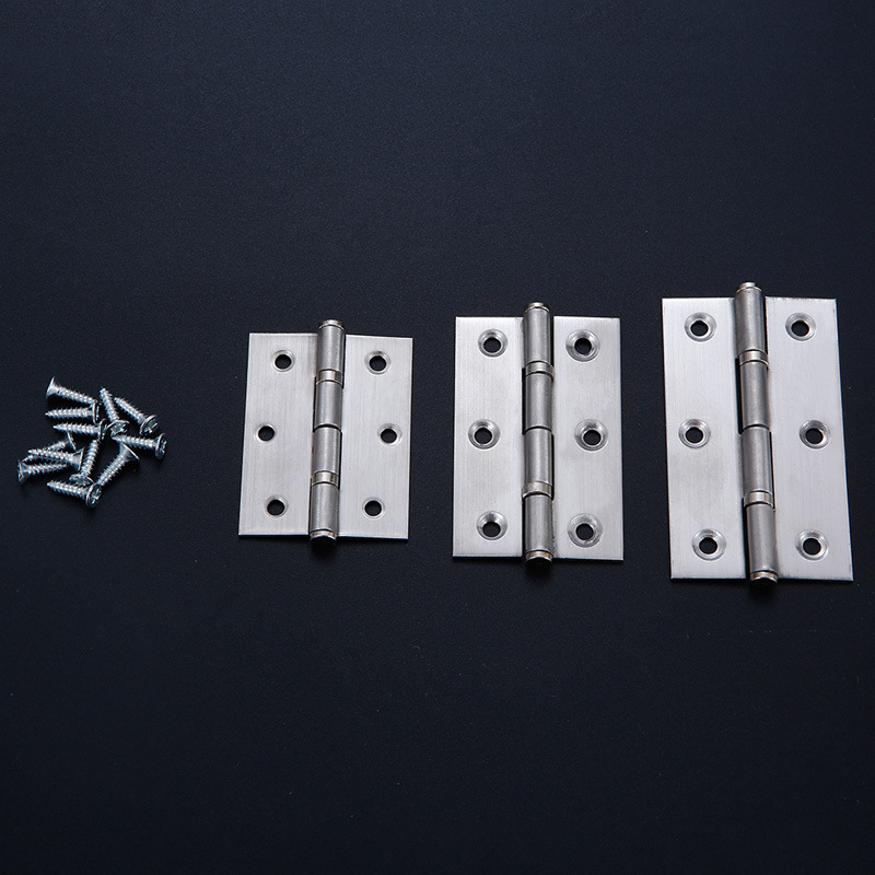 Stainless Steel Hinge Multi-Specification Muffler Door and Window Hardware Accessories Hinge Cabinet Closet Door Mini Flat Hinge