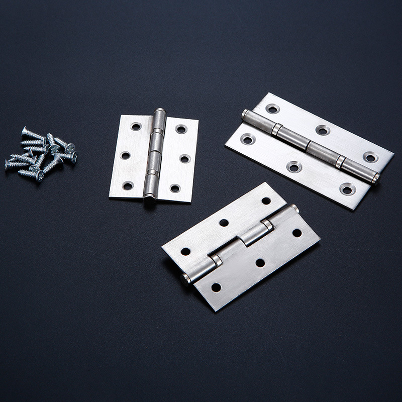 Stainless Steel Hinge Multi-Specification Muffler Door and Window Hardware Accessories Hinge Cabinet Closet Door Mini Flat Hinge